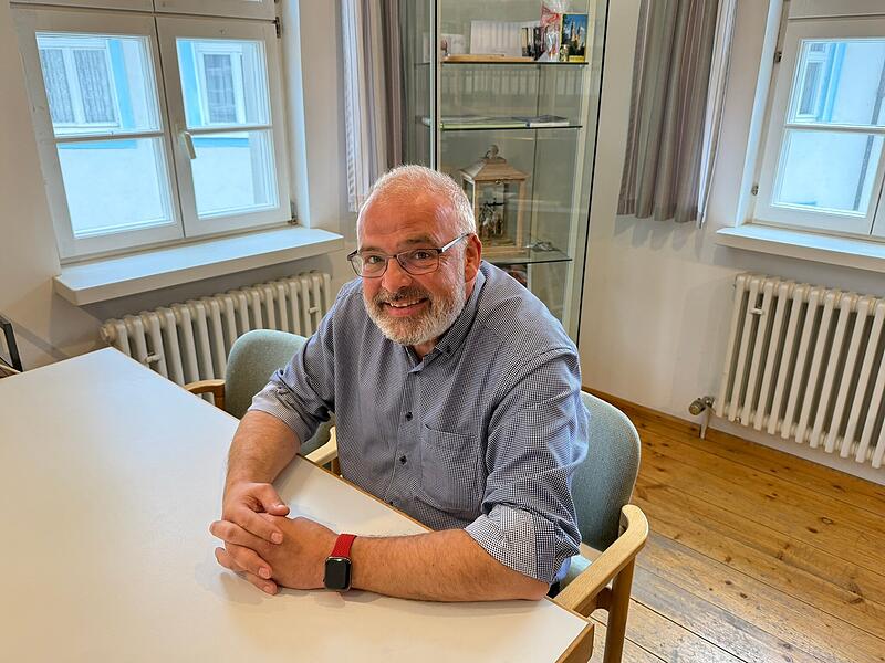 Hanng&ouml;rg Zimmermann: Der 57-j&auml;hrige G&ouml;&szlig;weinsteiner B&uuml;rgermeister will neuer Forchheimer Landrat werden.