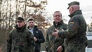 Verteidigungsminister Boris Pistorius (SPD) hat gestern die Offiziersschule der Luftwaffe in Roth besucht.