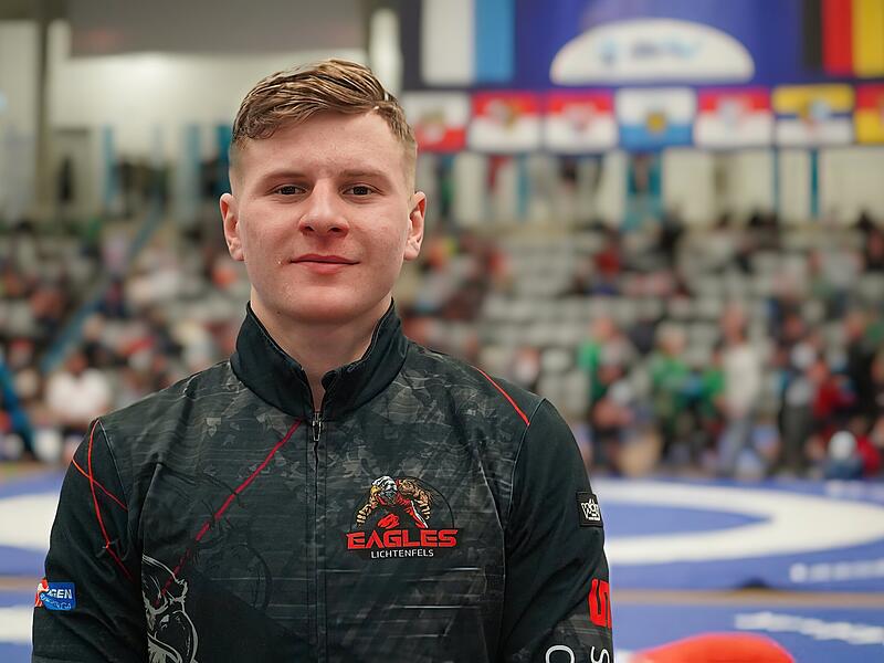 Artur Ebel vom AC Lichtenfels wurde in der HUK-Arena bayerischer Meister im Freistil U20 bis 70 Kilogramm.