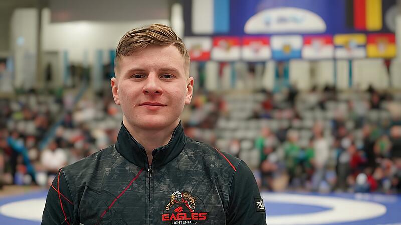 Artur Ebel vom AC Lichtenfels wurde in der HUK-Arena bayerischer Meister im Freistil U20 bis 70 Kilogramm.