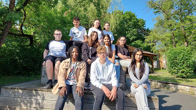 Engagieren sich beim Projekt: Jugendliche der Erlöser-Mittelschule