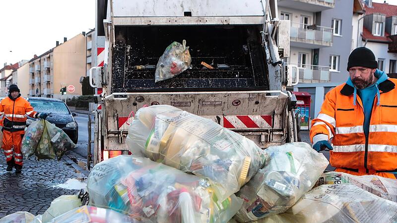 Hier mussten die Mitarbeiter der Firma Remondis beim Abholen der gelben Säcke nichts liegen lassen. Das ist eher die Ausnahme. Hier mussten die Mitarbeiter der Firma Remondis beim Abholen der gelben Säcke nichts liegen lassen. Das ist eher die Ausnahme.
