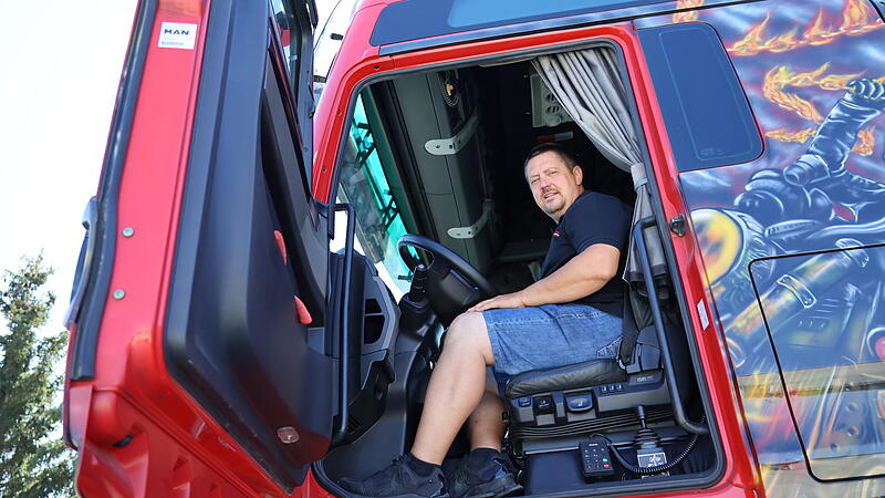 Oliver Hebeis ist Gesch&auml;ftsf&uuml;hrer des Strullendorfer Transportunternehmens Hebeis.