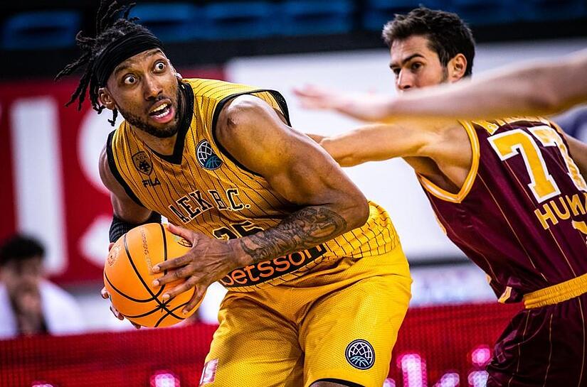 Spieler des Monats Februar in der Basketball-Champions-League: Ex-Brose-Center Akil Mitchell, jetzt in Diensten von AEK Athen.