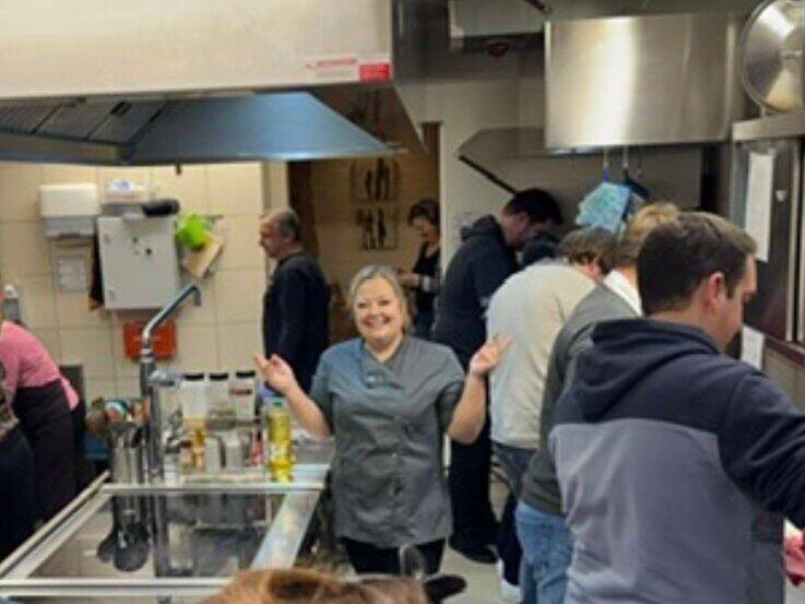 Gut gelaunt durch den Gastrotag; so kennen die Forchheimerinnen und Forchheimer &bdquo;ihre L&uuml;bbi".