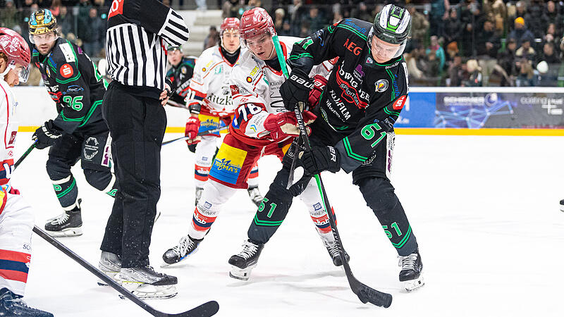 Samuel Eriksson (vorne) und die Alligators &uuml;berzeugten defensiv in Heilbronn erneut, doch vorne lief f&uuml;r H&ouml;chstadt wenig zusammen.