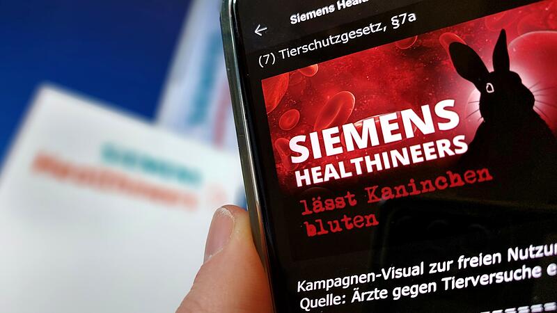 Schwere Vorw&uuml;rfe: Der Verein &Auml;rzte gegen Tierversuche hat eine Petition gegen den hiesigen Konzern Siemens Healthineers gestartet. Es geht um &bdquo;leidende Kaninchen&tilde; in den konzerneigenen Laboren.