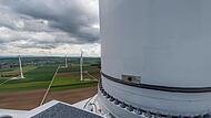 Gibt es bald einen zentralen Plan auch für Windkraftanlagen im Landkreis Bad Kissingen? Unser Foto zeigt die Landschaft aus 140 Metern Höhe von einem Windrad aus. Gibt es bald einen zentralen Plan auch für Windkraftanlagen im Landkreis Bad Kissingen? Unser Foto zeigt die Landschaft aus 140 Metern Höhe von einem Windrad aus.