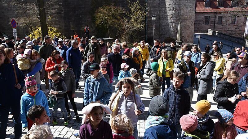 Ostereiersuche auf der Plassenburg