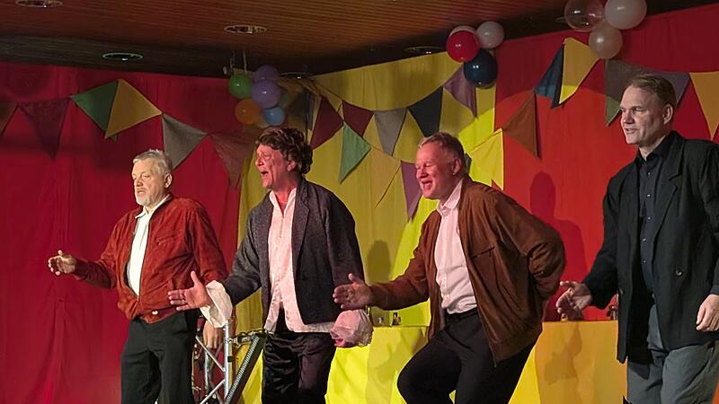 Die Papas tanzen als Backstreet Boys.