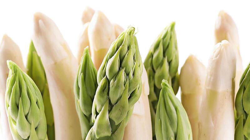 Ob gr&uuml;n, wei&szlig; oder sogar lila: Fr&auml;nkischer Spargel ist, richtig zubereitet, ein Hochgenuss. Und ein gesunder dazu.