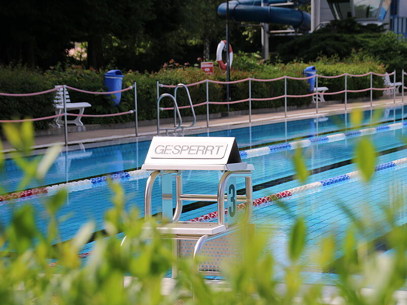 Schwimmbad, Gr&uuml;nfl&auml;che, Freibad