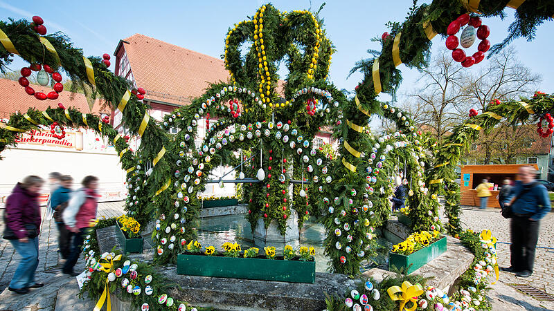 Osterbrunnen in Heiligenstadt i.Ofr.Die sch&ouml;nsten Osterbrunnen aus Bamberg und Umgebung