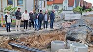 Bautechniker Wolfgang Dietrich informierte die Mitglieder des Bau- und Umweltausschusses über die Maßnahme in der Schlesier-, Sudeten- und Pinsenhofstraße, die voraussichtlich bis Mitte Juli dauern wird.