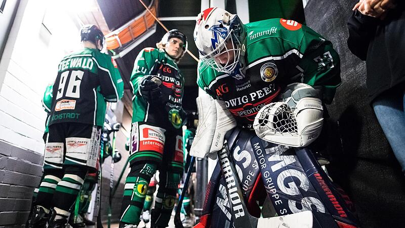 Voll fokussiert: Die Alligators setzen in den Play-offs auf Justin Spiewok im Tor. &bdquo;Das Wichtigste ist, dass wir Hannover &auml;rgern&ldquo;, sagt der 19-J&auml;hrige.