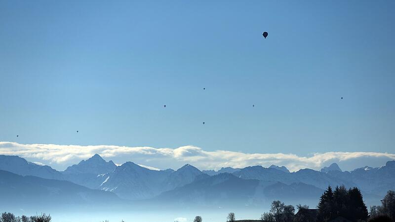 Sonne und Frost in S&uuml;dbayern