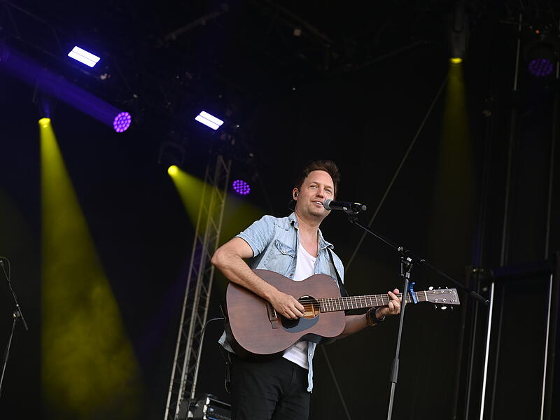 Nick Howard spielte als Vorband von Ronan Keating in Coburg Nick Howard spielte als Vorband von Ronan Keating