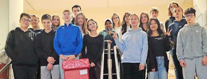 Die Helferwichtel der Ritter-von-Traitteur-Mittelschule in Forchheim.