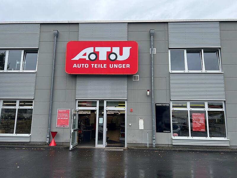 Die A.T.U.-Werkstatt in der Heiligenfelder Allee kurz vor der Schließung.