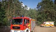 Waldbrand im Bereich Holzhammer