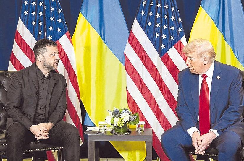US-Präsident Donald Trump traf sich mit dem ukrainischen Präsidenten Wolodymyr Selenskyj am Rande der Generaldebatte der UN-Vollversammlung.