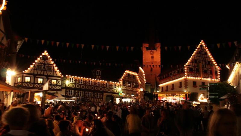 Nicht nur bei den gro&szlig;en Festen wie in Zeil lebt es sich gut im Landkreis Ha&szlig;berge.