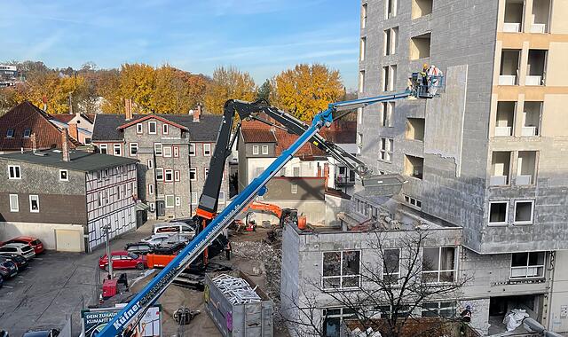 Coburg: Sperrung Hindenburgstraße wegen Abriss von Gebäude Coburg: Sperrung Hindenburgstraße wegen Abriss von Gebäude