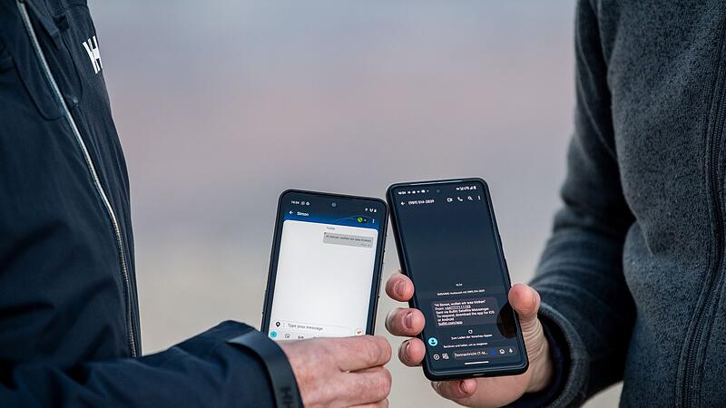 SMS  Smartphones Satelliten