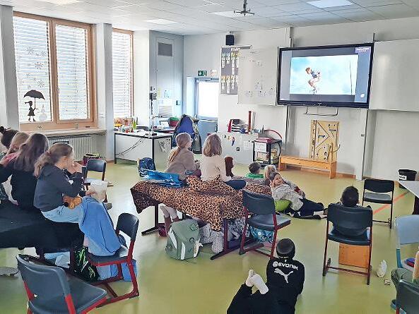 Klassenzimmer einmal anders.