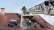 Wohnhaus brennt in Glattbach