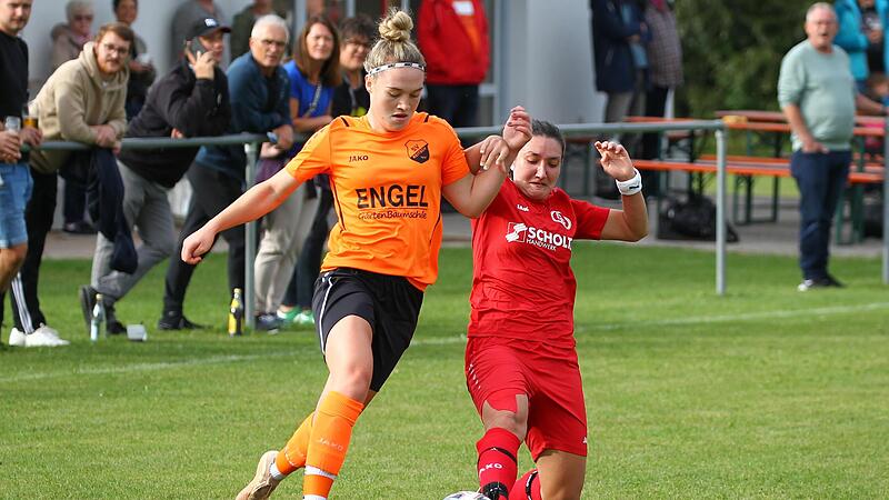 Marie Wich (orangenes Trikot) und die Reitscherinnen mussten sich in Schweinfurt geschlagen geben.