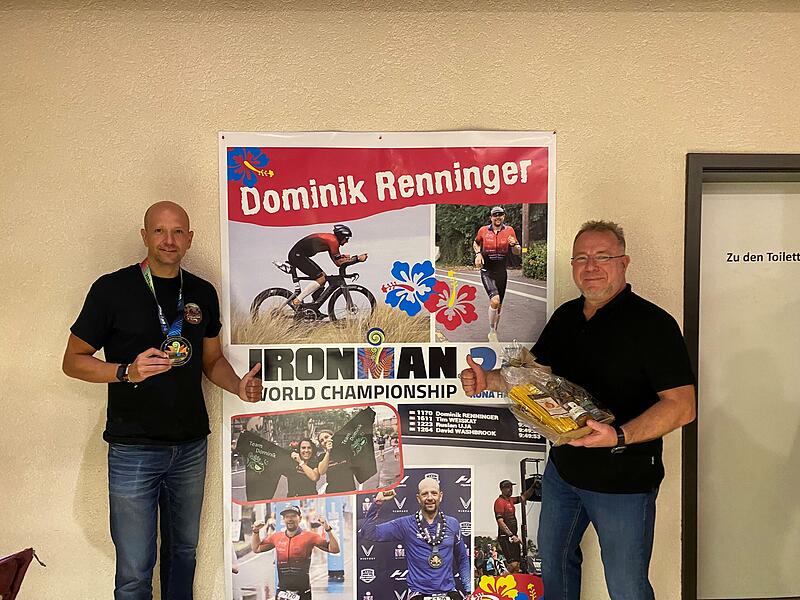 Dominik Renninger: Finisher beim Ironman auf Hawaii Dominik Renninger: Finisher beim Ironman auf Hawaii