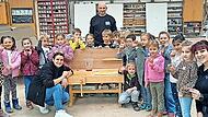 Die Reichenbacher Vorschulkinder mit Lisa R&ouml;del, Benjamin Back und Jolanda Warmuth