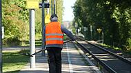 Rentner h&auml;lt Bahnhof seit 30 Jahren sauber