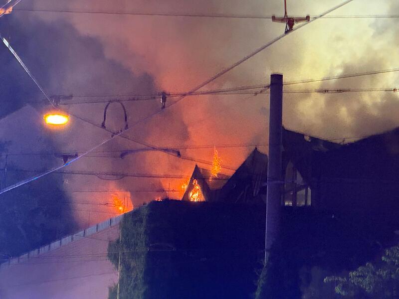 Brand an N&uuml;rnberger Grundschule