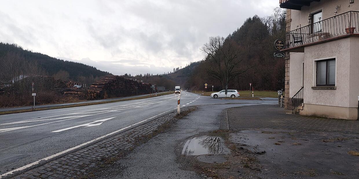 Baumaßnahmen an der B 173 Wo die Bundesstraße gesperrt werden muss und