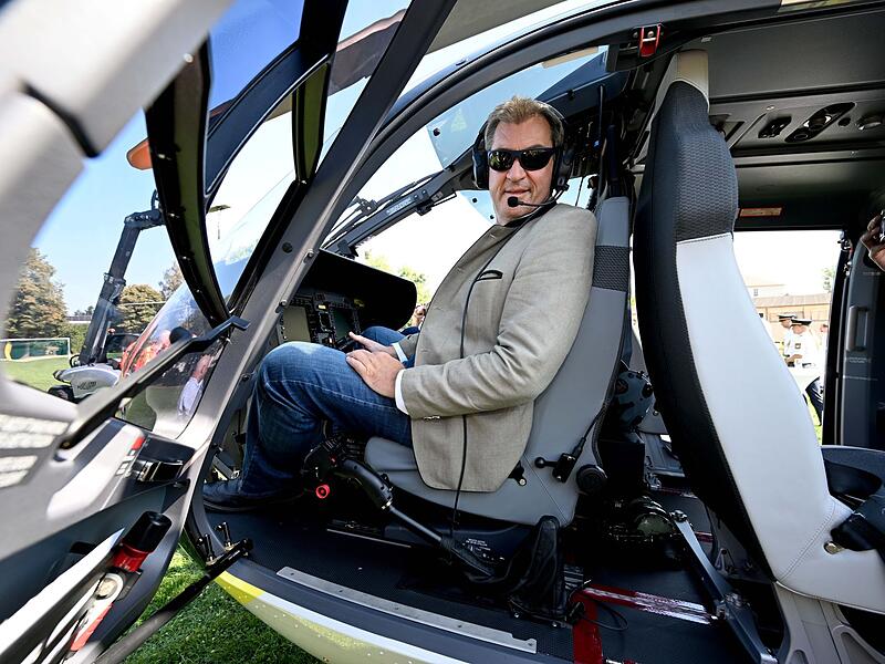 Vorstellung eines neuen Polizeihubschraubers