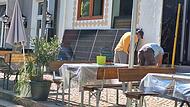 Schwarzbau in Bad Brückenau: PV-Anlage am Marktplatz Schwarzbau in Bad Brückenau: PV-Anlage am Marktplatz