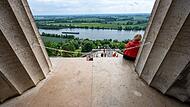Absperrungen an der Walhalla