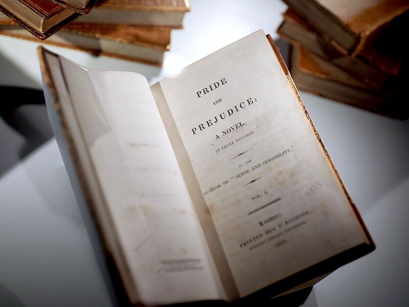 Die erste Ausgabe des Romans «Pride and Prejudice» Die erste Ausgabe des Romans «Pride and Prejudice»
