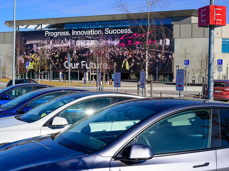 US-Elektroautobauer Tesla in Gr&uuml;nheide