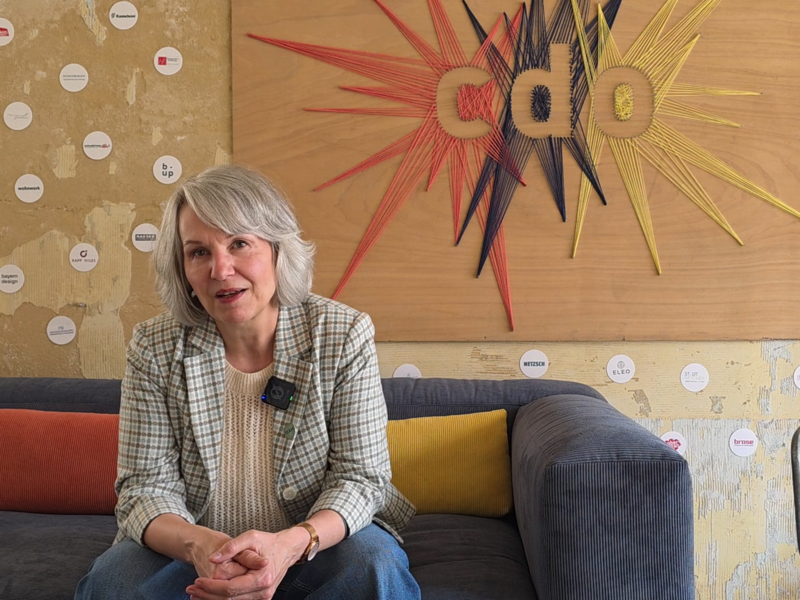 Sylvia Endres im Videointerview zu den 38. Coburger Designtagen.