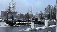 Immer wieder technische Probleme: Der Parkplatz am Globe Coburg ist seit mehr als einem Jahr fertig, aber die Schrankenanlage ist noch immer nicht in Betrieb.