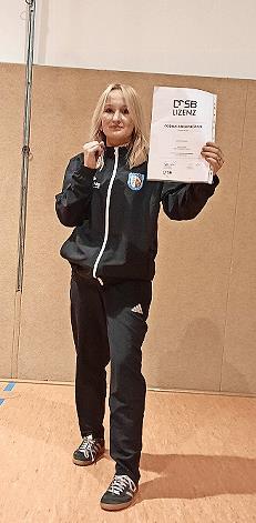 Cosima Hergenröther hat sich die Lizenz erkämpft. Cosima Hergenröther hat sich die Lizenz erkämpft.