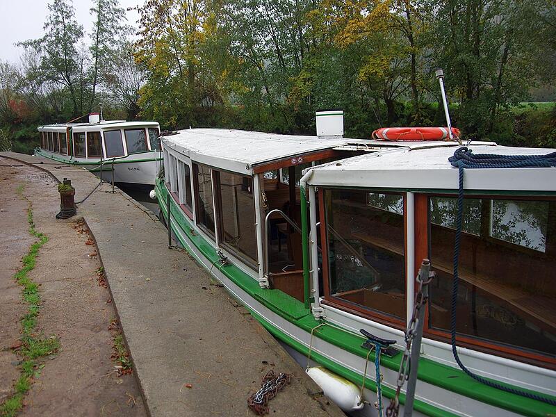 Die Dampferle im Hafen