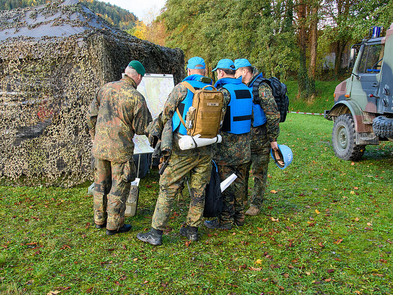 Übung Militärbeobachter der Vereinten Nationen