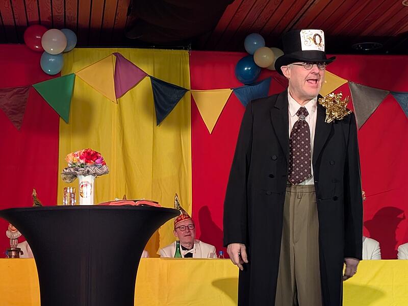 Münnerstadts Elferratsfasching 2026Münnerstädter Elferratsfasching Wolfgang Düringer feierte sein 50-jähriges Bühnenjubiläum.