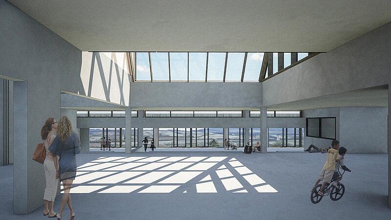 So k&ouml;nnte der ge&ouml;ffnete Blick aus dem BBZ in die Laueraue aussehen.