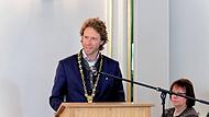 Sebastian Niedermaier zum neuen Bamberger Oberbürgermeister vereidigt Sebastian Niedermaier zum neuen Bamberger Oberbürgermeister vereidigt