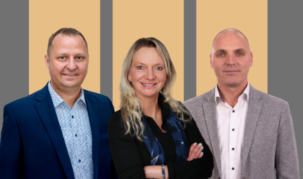 Amtierender B&uuml;rgermeister Mario Wolff (FL), Katja Besold (FW/&Uuml;WG) und Michael Ullricht (CSU) stehen am Sonntag in Walsdorf zur Wahl.